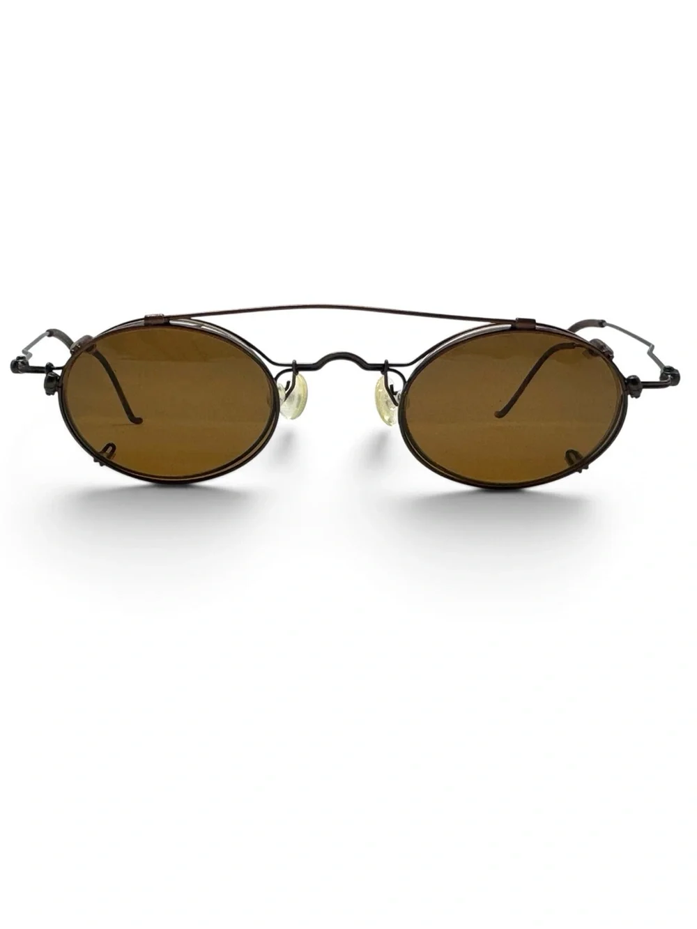 Vintage Oval Wire Frame Sunglasses 44-25-125 Unisex